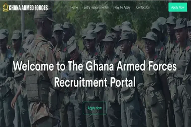 Read more about the article How To Apply For Ghana Armed Forces (GAF) Recruitment 2025