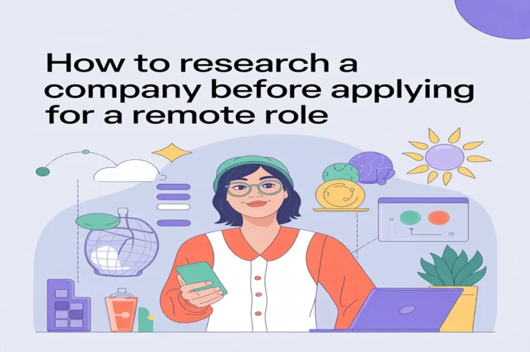 Read more about the article How to Research a Company Before Applying for a Remote Role
