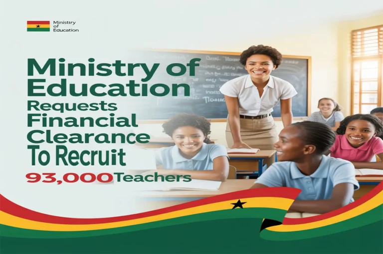 Read more about the article Ministry Of Education Requests Financial Clearance To Recruit 93,000 Teachers
