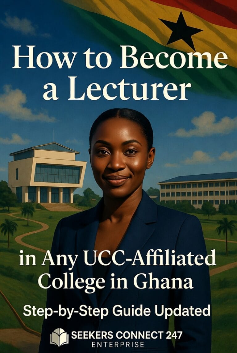 Read more about the article How to Become a Lecturer in Any UCC-Affiliated College in Ghana: Step-by-Step Guide Updated